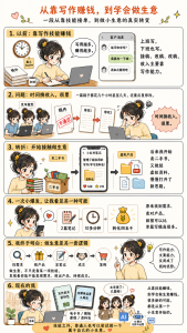 那些改变我的小事4｜从靠写作赚钱，到学会做生意-佳佳宝库